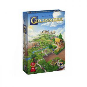 Коробка настольной игры Каркассон 3.0. Река и Аббат