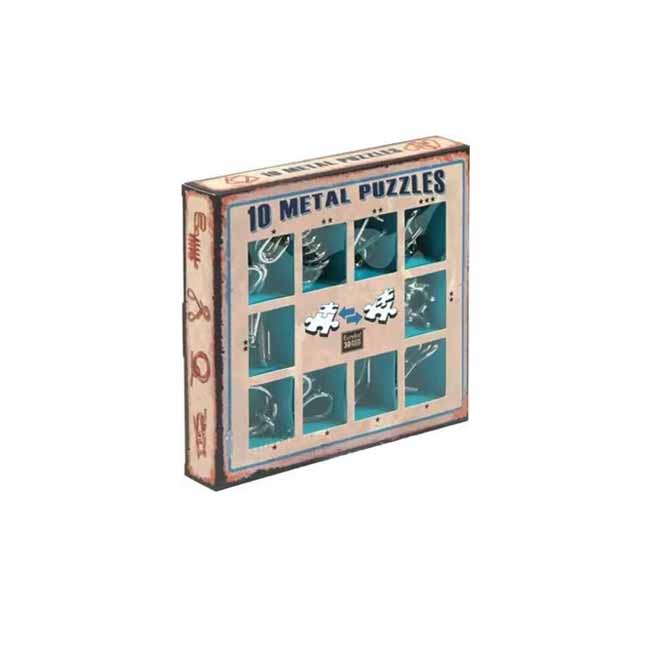 Набор головоломок Metal Puzzles (10 шт.) (голубой) (10 Metal Рuzzles Вlue)