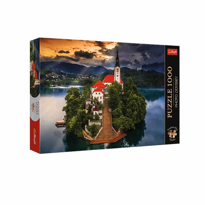 Пазл Premium Plus Фото Одиссея: Озеро Блед Словения 1000 эл.