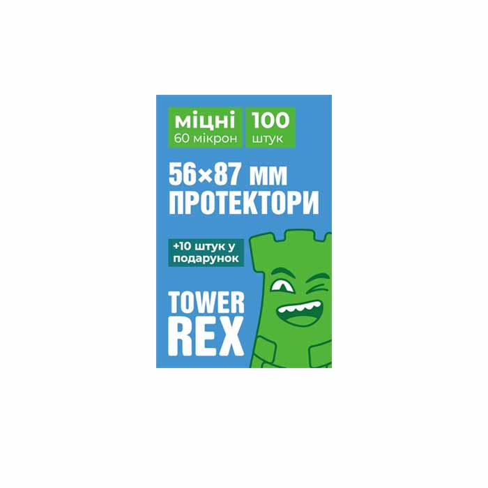 Протекторы для карт TowerRex (56 х 87 мм, 110 шт. Standard USA) (STANDART)