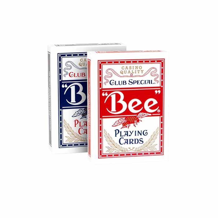 Карты игральные Bee Standard Index (red, blue)