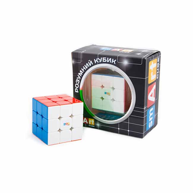 Умный Кубик 3х3х3 Фирменный Магнитный без наклеек цветной пластик (Smart Cube 3x3х3 Magnetic Stickerless)