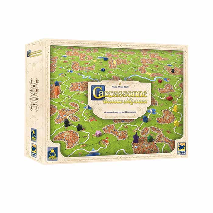 Коробка настольной игры Каркассон: Большое собрание (Carcassonne Big Box)