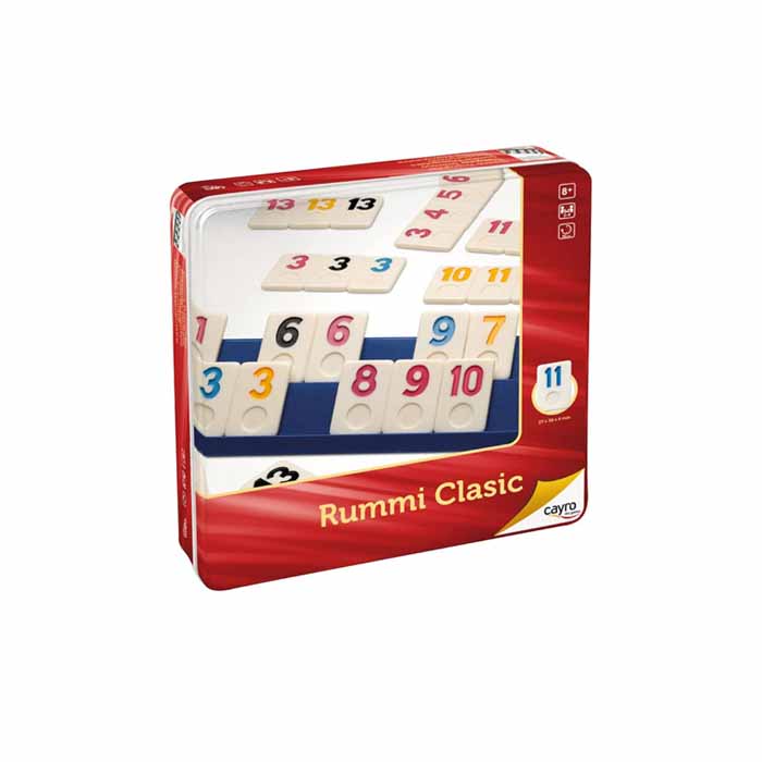 Руммикуб Классик в металлической коробке (Rummy Classic, Rummikub)