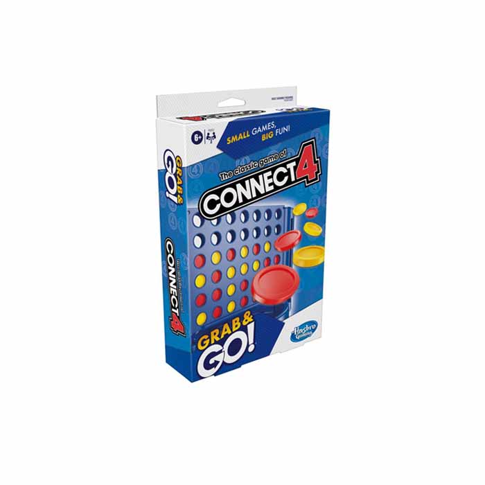 Настольная игра Собери 4-ку (Четыре в ряд). Дорожная версия (Connect 4 Travel)