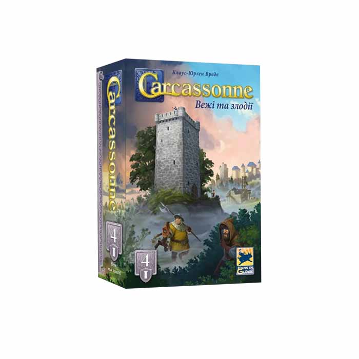 Дополнение Каркасcон: Башни и воры (Carcassonne: Towers & Thieves). Дополнение 4 (UA)
