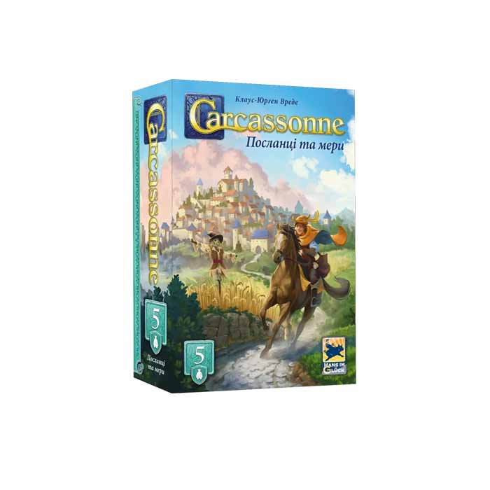 Дополнение Каркасcон: Послы и мэры (Carcassonne: Messengers & Mayors). Дополнение 5 (UA)
