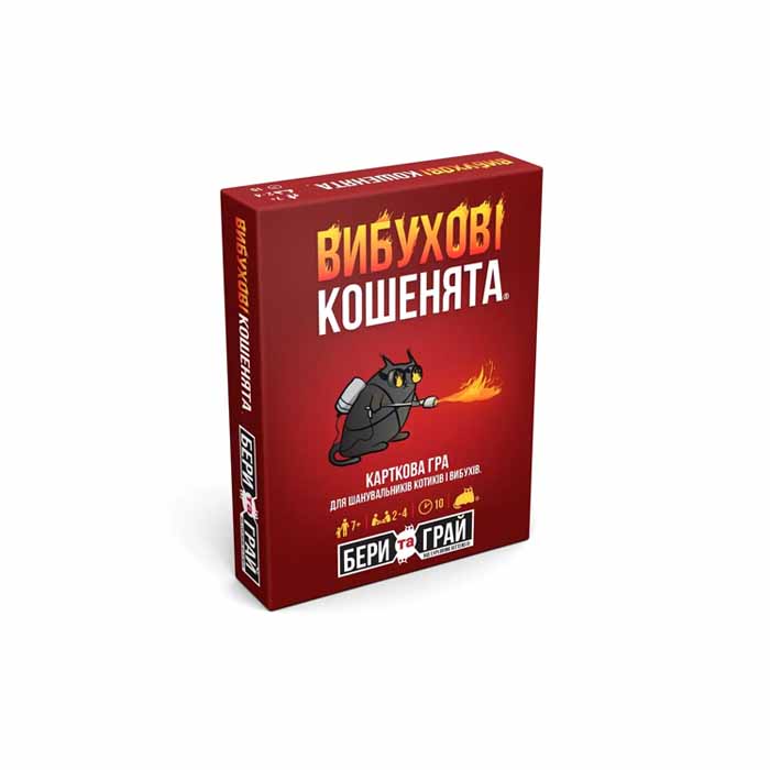 Настольная игра Взрывные котята: Бери и Играй (Exploding Kittens: Grab & Game)