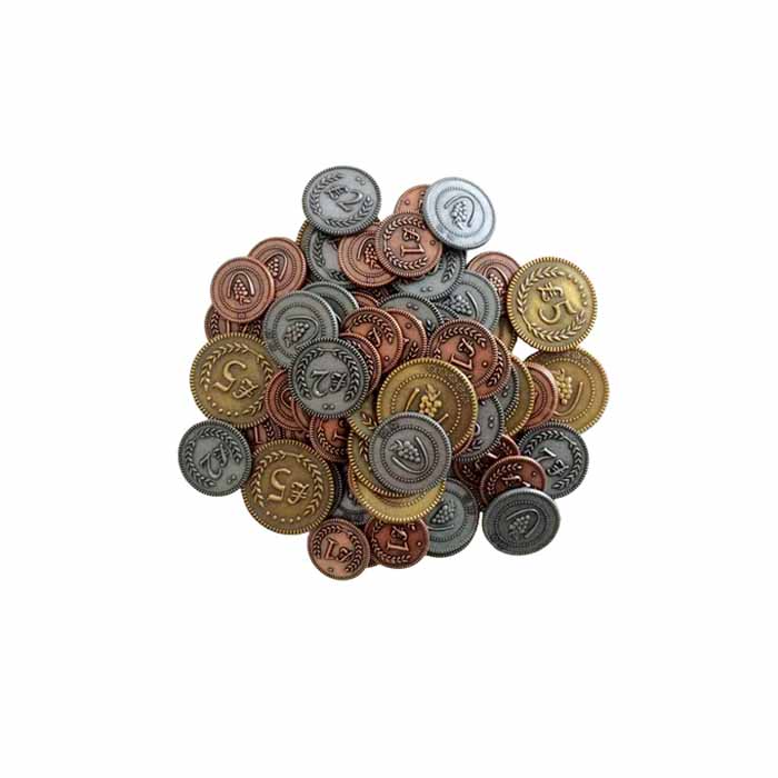 Виноделие: металлические монеты (Viticulture Metal Lira Coins)